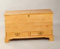 A Victorian pine mule chest