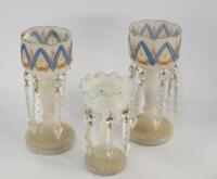 Two early 20thC lustres