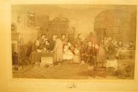 A Victorian print entitled The Rent Day