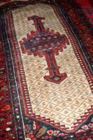 A Hamadan bordered rug