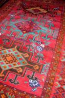 A Central Asian Kazakh bordered rug