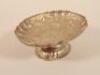 A Continental white metal miniature tazza