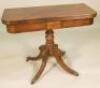 A George IV mahogany tea table