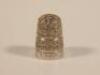 An Edwardian silver thimble