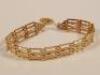 A 9ct gold gate bracelet