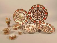 Various Royal Crown Derby Imari pattern items