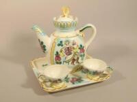 A mid 20thC Russian punch or tea set