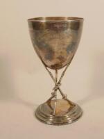 A Victorian silver trophy