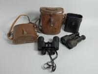 Two pairs of binoculars