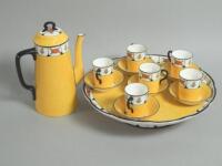 A Royal Worcester porcelain coffee set