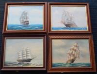 A. Fulton. Sailing ships at sea