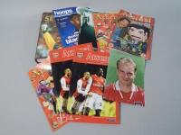 Various items of football related memorabilia