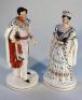 A pair of late 19thC Staffordshire figures