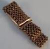 A 9ct gold watch bracelet - 2