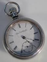 An Elgin North open face pocket watch