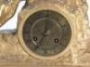 An 19thC gilt metal mantel clock - 2