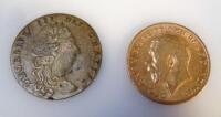 A George V gold half sovereign