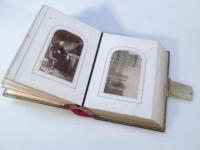 A 19thC tartan ware photograph album