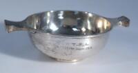 A George V silver quaich