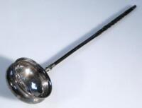 A George III toddy ladle