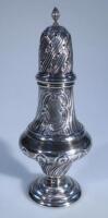 An Elizabeth II silver sugar caster