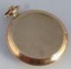 A Zenith open faced gold plated pocket watch - 2