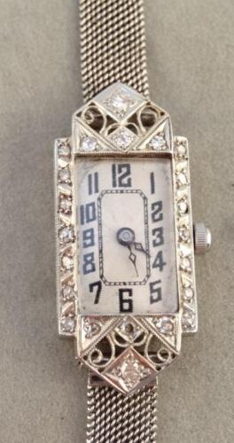 A ladies Art Deco cocktail watch