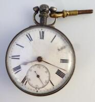 A Victorian silver pocket watch