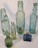 Various glass bottles