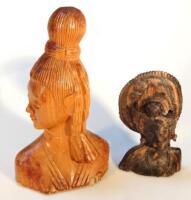 A hardwood carving