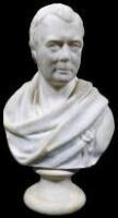 A 20thC Parian Goss bust of a Scottish figure