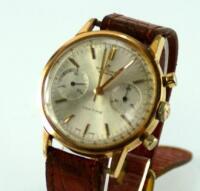 A 1960s Breitling Top Time chronograph gentlemans wristwatch