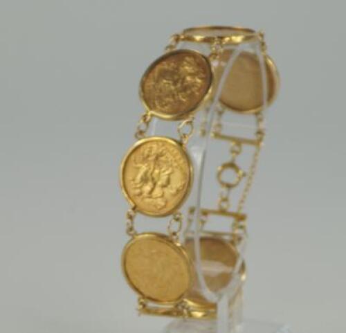 A half sovereign bracelet