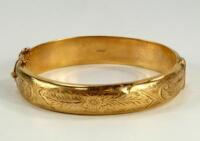 A 9ct gold cuff bracelet