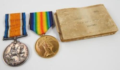 A WWI medal pair