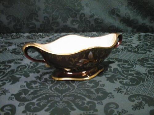 A Crown Devon Rouge Royale 2-handled dish