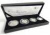 A UK 2008 Britannia four coin silver proof set.