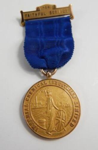 A 9ct gold medal