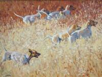 Malcolm Coward (b.1948). Hounds