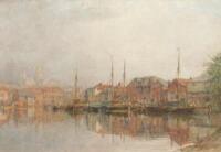 Henry Robertson (18481-1930). Lincoln from the Brayford