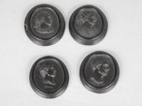 A set of four 19thC Neo-classical cameos