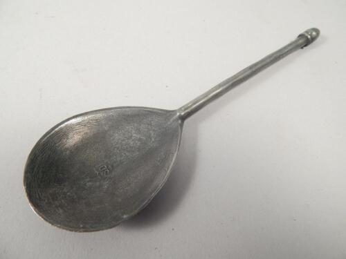 A modern replica of a post-medieval spoon