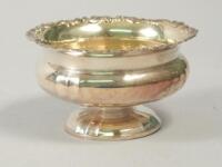 A Continental gilt white metal sugar bowl