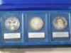 A set of six silver proof medallions - 2