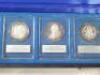 A set of six silver proof medallions - 3