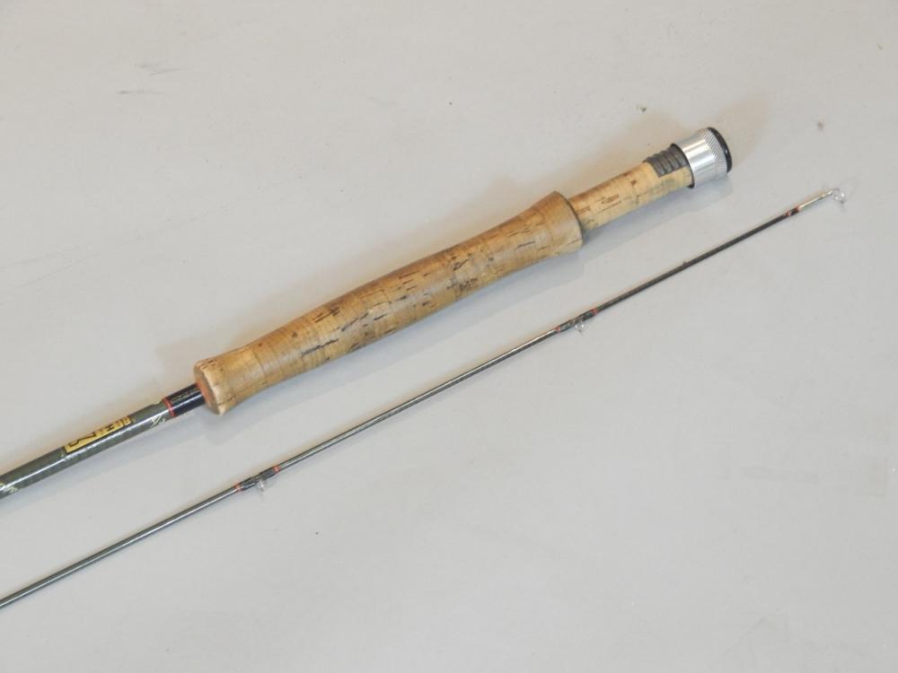 A 9ft Hardy two piece fishing rod
