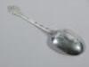 A James II silver trefid handled spoon - 2