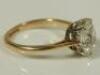 A diamond solitaire ring - 2