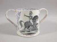 A mid 19thC Staffordshire frog mug