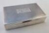 An Elizabeth II silver cigarette case